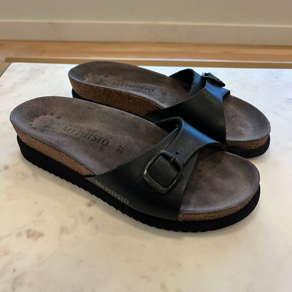 Mephisto Mabel Slide Sandals 37 - Picture 1 of 9